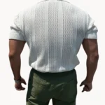 Aurel Open Collar Mesh Shirt