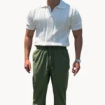 Aurel Open Collar Mesh Shirt