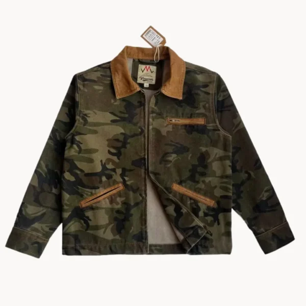 Camo Zip Workwear Jacket